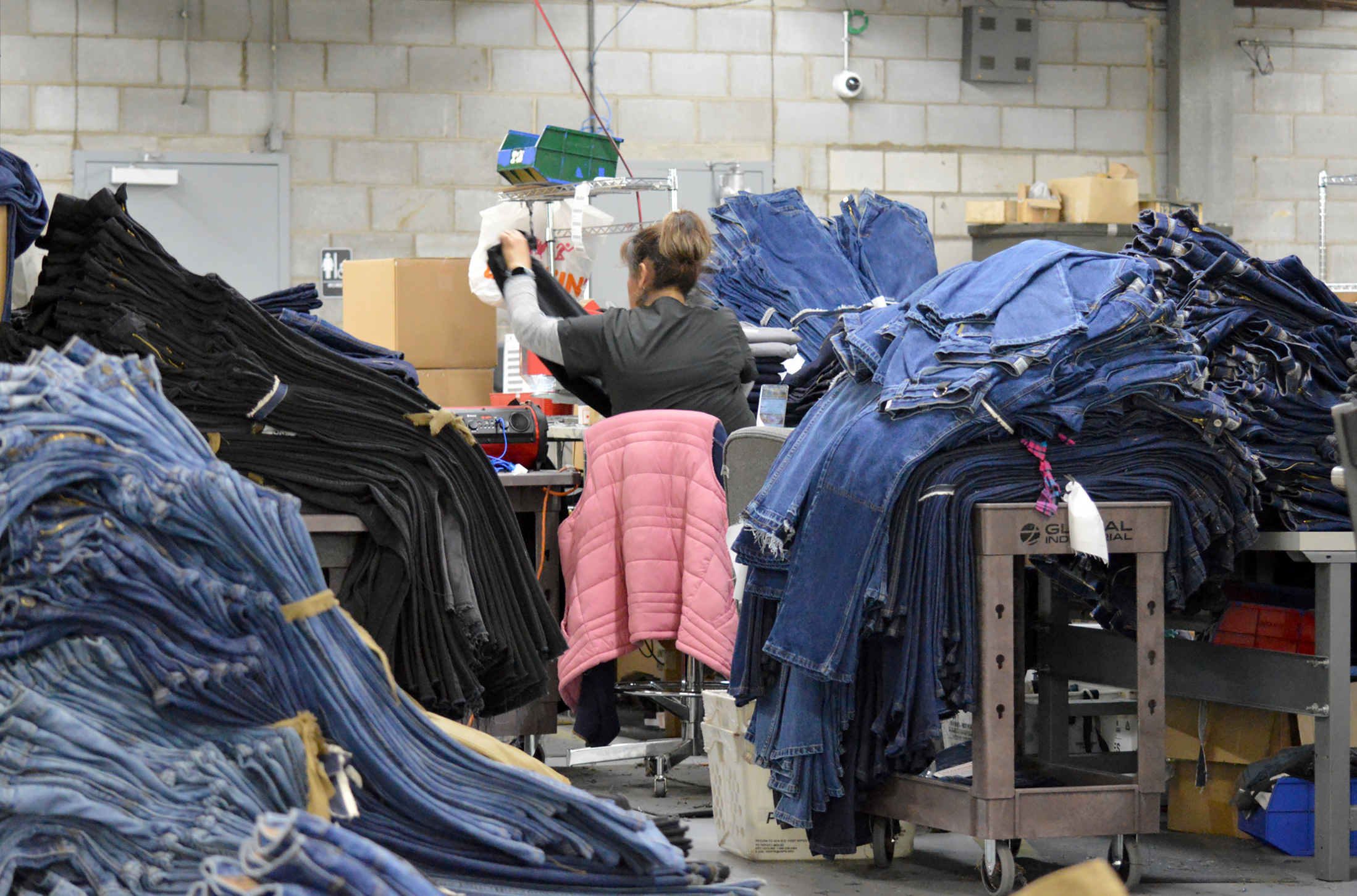 the Dearborn Denim factory